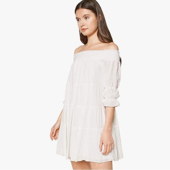 NWT Sugar Lips Women's Aveda Shoulder Mini Dress Casual Small - Picture 1 of 17